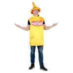 Adult Costume Mustard Bottle Tabard Size M/L