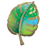 SuperShape Palm Frond Foil Balloon P30 Packaged 55 cm x 76 c