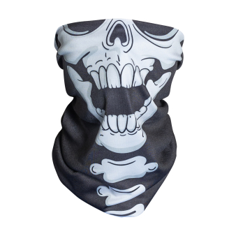 Costume Accessory Skeleton Neck Warmer Costume Accessory Skeleton Neck Warmer