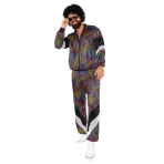 Adult Costume Neon Retro Shell Suit Size S