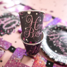 8 Cups Happy Birthday Sparkling Celebrations Paper pink 250 ml