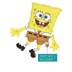 Mini Shape SpongeBob Foil Balloon A30 Bulk -