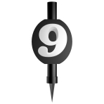 Fountain Number "9" 12 cm 50 Seconds