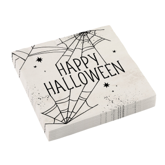 16 Napkins Spiderweb 33 x 33 cm 16 Napkins Spiderweb 33 x 33 cm