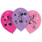10 Latex Balloons Minnie Mouse 25.4 cm / 10"