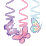 6 Swirl Decorations Flutter Garden