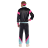 Adult Costume 80s Shell Suit Black Size XL