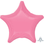 Standard Bright Bubble Gum Pink Foil Balloon Star Foil Balloon S15 Packaged 48 cm