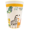 4 Cups Get Wild Plastic Reusable 430 ml