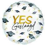 Standard - Yes Geslaagd! - DUT Foil Balloon RP40 Packaged 45 cm