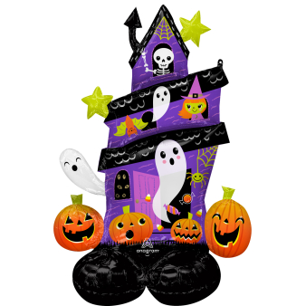 AirLoonz Halloween Haunted House Foil Balloon P71 Packaged 88 cm x 127 cm AirLoonz Halloween Haunted House Foil Balloon P71 Packaged 88 cm x 127 cm