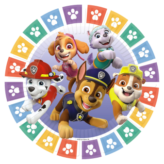 8 Plates Paw Patrol 2022 Round Paper 23 cm 8 Plates Paw Patrol 2022 Round Paper 23 cm