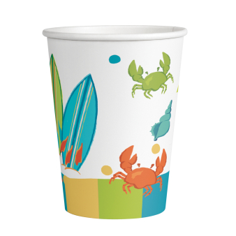 8 Cups Surf Party Paper 250 ml 8 Cups Surf Party Paper 250 ml
