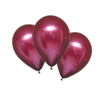 6 Latex Balloons Satin Luxe Pomegranate 27.5cm/11"