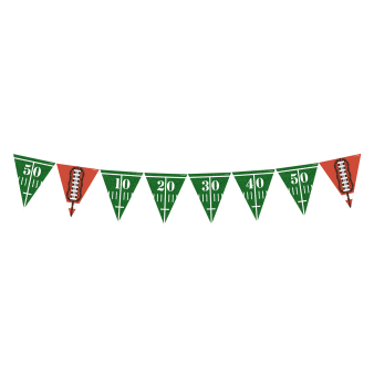 Pennant Banner Touchdown! Paper 400 x 19 cm Pennant Banner Touchdown! Paper 400 x 19 cm