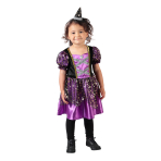 Baby Costume Purple Witch Age 6 - 12 Months