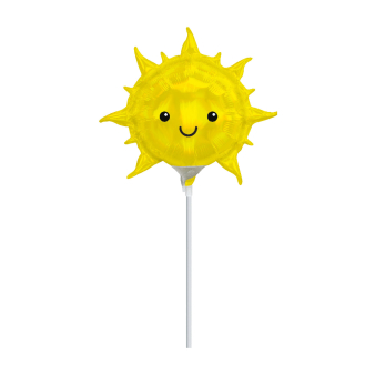 Minishape Iridescent Sun Foil Balloon A30 Airfilled Minishape Iridescent Sun Foil Balloon A30 Airfilled