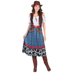 Adult Costume Wild West Cowgirl Size M