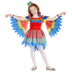 Child Costume Tropical Parrot Fairy Age 3 - 4 Years