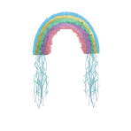 Pull Pinata Rainbow & Cloud Paper / Plastic 48.5 x 43.3 x 6.8 cm