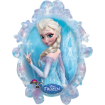 SuperShape Frozen Foil Balloon P38 Packaged 63 cm x 78 cm