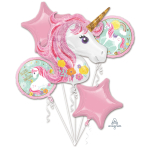 Bouquet Magical Unicorn Foil Balloon P75 Packaged -
