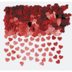 Confetti Sparkle Hearts Red Foil 14 g