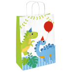 8 Paper Bags Dino Jungle