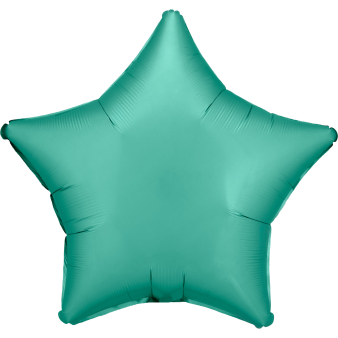 Standard Silk Lustre Jade Green Star Foil Balloon C16 Packaged 48 cm Standard Silk Lustre Jade Green Star Foil Balloon C16 Packaged 48 cm