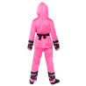 Child Costume Ninja Warrior Pink 6-8 yrs