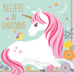16 Napkins Magical Unicorn 25 x 25 cm