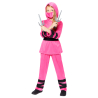 Child Costume Ninja Warrior Pink 8-10 yrs