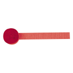 Crepe Streamer Apple Red 4.4  cmx 24.7 m