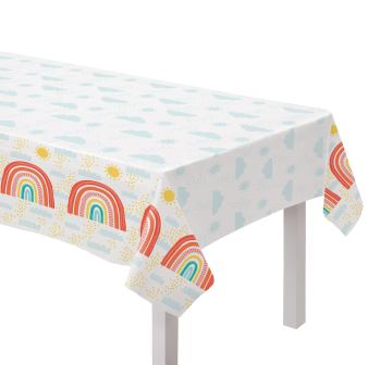 Tablecover Retro Rainbow Paper 120 x 180 cm