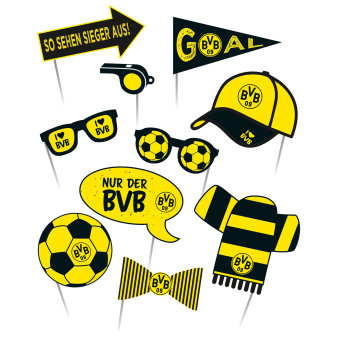 Photo Booth Kit BVB Dortmund Paper 10 Pieces Photo Booth Kit BVB Dortmund Paper 10 Pieces