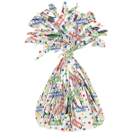 Balloon Weight Foil Happy Birthday 170 g/6 oz