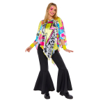 Adult Costume 80's Hippy Poncho One Size
