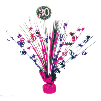 Spray Centrepiece 30 Sparkling Celebration - Pink Foil / Paper 45.7 cm Spray Centrepiece 30 Sparkling Celebration - Pink Foil / Paper 45.7 cm