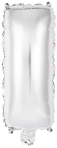 Mini Letter I Silver Foil Balloon N16 Packaged 33 cm x 14 cm