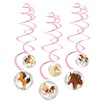 6 Swirl Decoration Beautiful Horses 6 Swirl Decoration Beautiful Horses