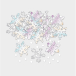 Confetti Snowflakes Iridescent Foil 14 g
