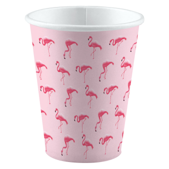 8 Cups Flamingo Paradise Paper 250 ml