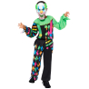 Child Costume Funhouse Clown Boy Age 8-10 Years