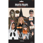Photo Booth Kit Halloween Words Paper / Plastic 13 Pieces 35.5 x 21.5 cm