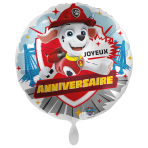 Standard Marshalls Birthday PAWty Foil Balloon PL40 Packaged 45 cm