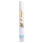 Confetti Cannon Blue Round Paper 40 cm