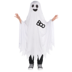 Child Costume Ghostcape Age 6 - 10 Years
