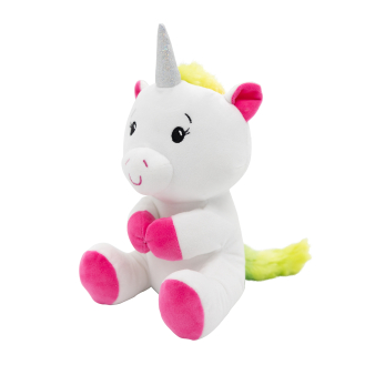 2-in-1 plush toy balloon weight unicorn with loop, 21cm, 170g 2-in-1 plush toy balloon weight unicorn with loop, 21cm, 170g