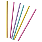 30 Straws Neon Paper assorted 19.7 cm