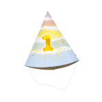 Party Hat 1st Birthday Rainbow